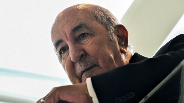 Algeria's President Abdelmadjid Tebboune attends the closing ceremony of the 31st Arab League summit in Algeria's capital Algiers on November 2, 2022. - Sputnik International