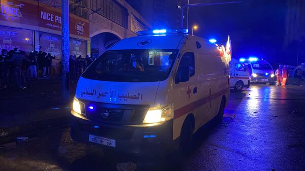 An ambulance car in Lebanon - Sputnik International