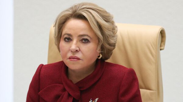 Russian upper house chairwoman Valentina Matvienko - Sputnik International