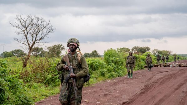 M23 rebels head north before withdrawing from Kibumba in eastern Democratic Republic of Congo on December 23, 2022 - Sputnik International