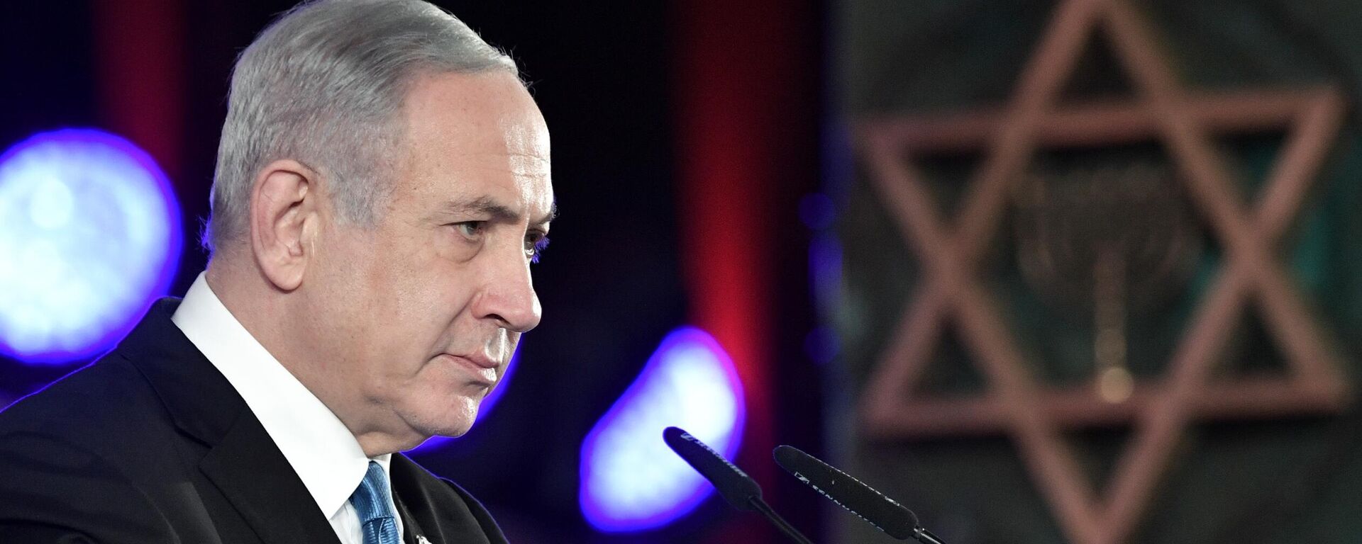 Israeli Prime Minister Benjamin Netanyahu delivers his speech - Sputnik International, 1920, 27.03.2023