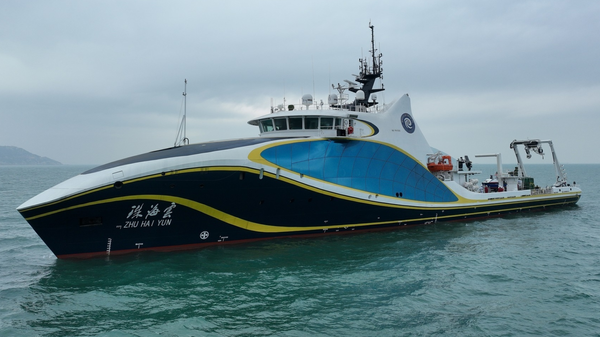 Chinese smart ship Zhu Hai Yun, a drone mothership and research vessel - Sputnik International