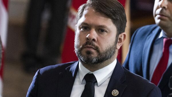 US Rep. Ruben Gallego (D-AZ) is seen in the U.S. Capitol in July 14, 2022. - Sputnik International