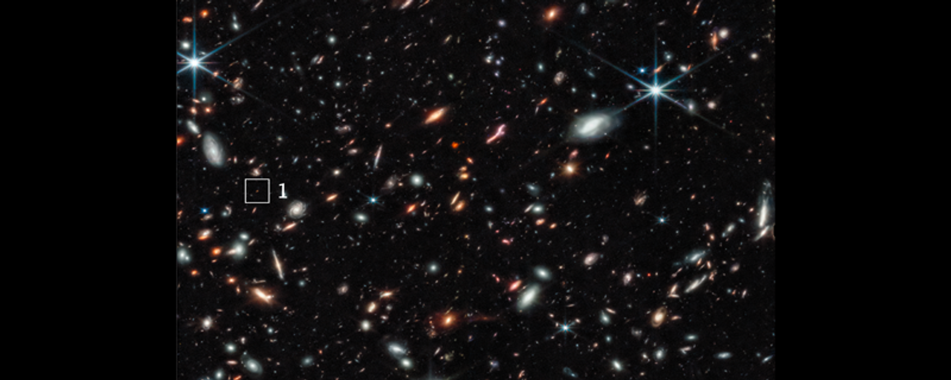 The oldest observed galaxy, GLASS-z12, can be seen in this photo by the James Webb Space Telescope - Sputnik International, 1920, 28.01.2023