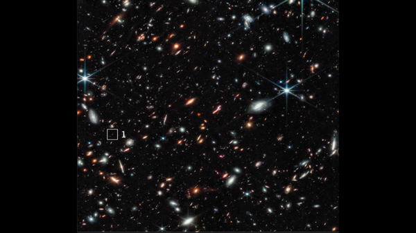The oldest observed galaxy, GLASS-z12, can be seen in this photo by the James Webb Space Telescope - Sputnik International
