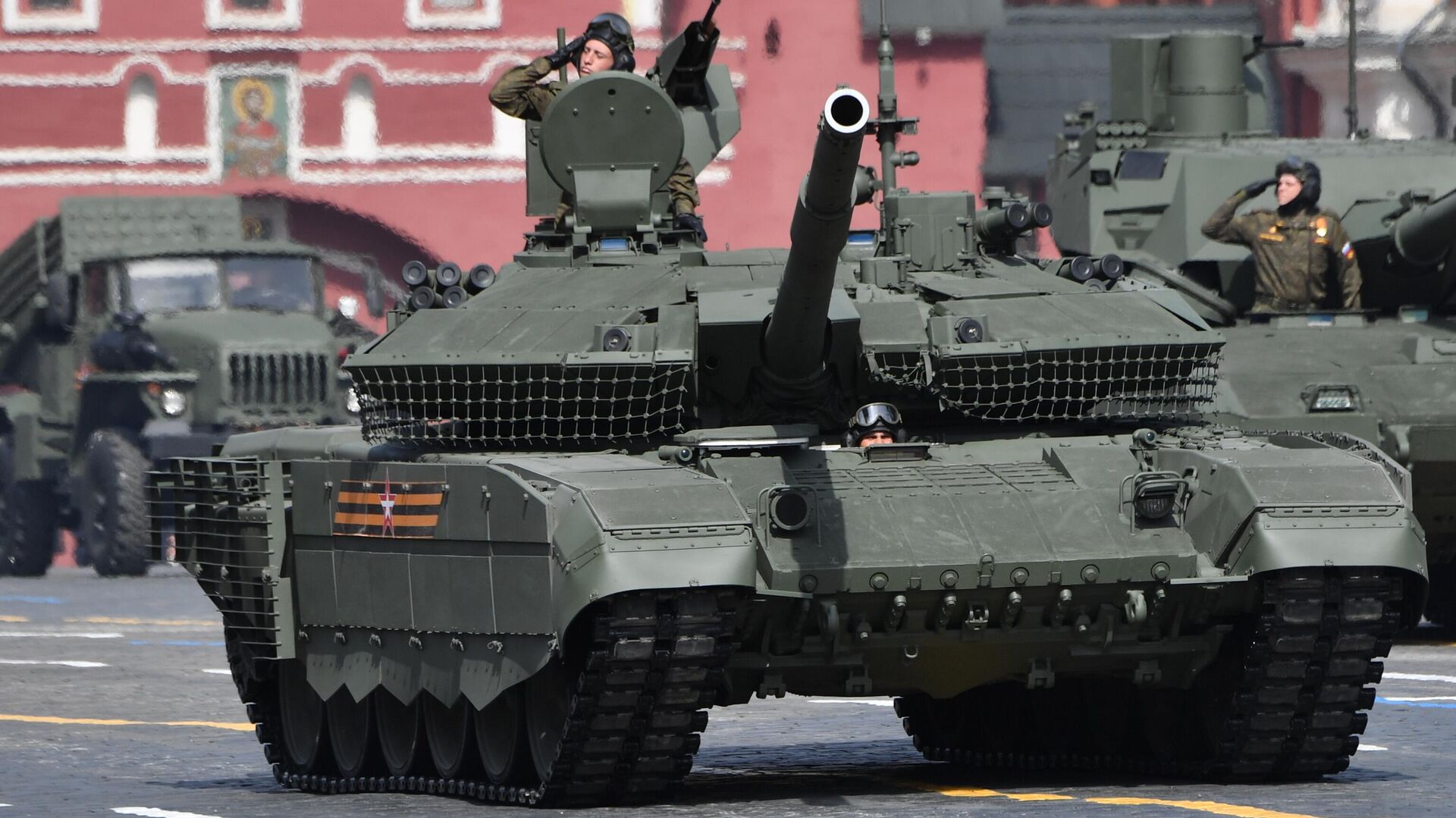 T-90M Proryv tank at a repetition of the 77th Victory Day Parade in Moscow, May 2022. - Sputnik International, 1920, 29.03.2023