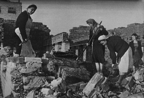 Although much of the city was reduced to rubble, Stalingrad&#x27;s defenders were able to repel the Nazi onslaught and in doing so, change the course of World War II.Photo: Soviet women help clear the rubble at the ruined houses of the liberated city of Stalingrad. - Sputnik International