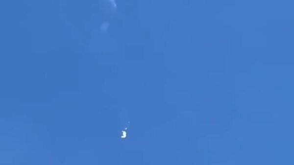 A Chinese high-altitude balloon was shot down off the coast of North Carolina on February 4, 2023 - Sputnik International