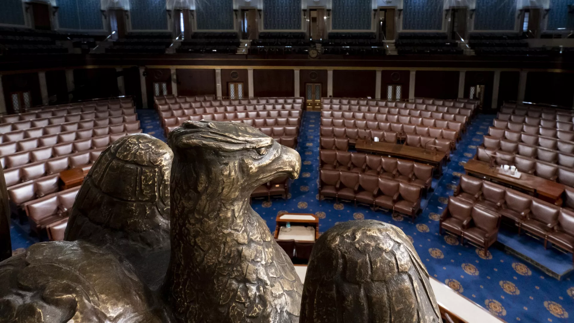 The chamber of the House of Representatives is seen at the Capitol in Washington, Feb. 28, 2022.  - Sputnik International, 1920, 13.02.2025