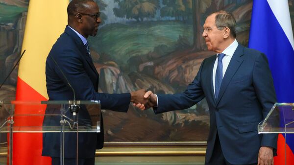 Meeting of the Foreign Minister of the Russian Federation S. Lavrov and his Malian counterpart A. Diop - Sputnik International