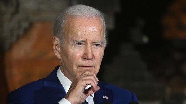 U.S. President Joe Biden speaks during a news conference - Sputnik International