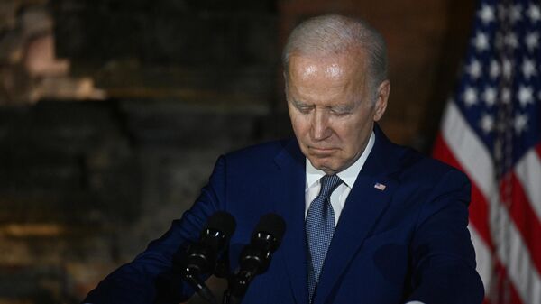 U.S. President Joe Biden speaks during a news conference - Sputnik International