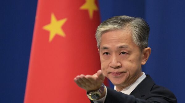 Chinese Foreign Ministry spokesman Wang Wenbin. - Sputnik International