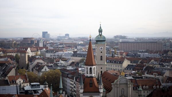 Arial view of the German federal state Bavaria capital Munich, Germany, Saturday, Nov. 12, 2022.  - Sputnik International