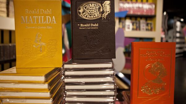 Books by Roald Dahl are displayed at the Barney's store on East 60th Street in New York on Monday, Nov. 21, 2011 - Sputnik International