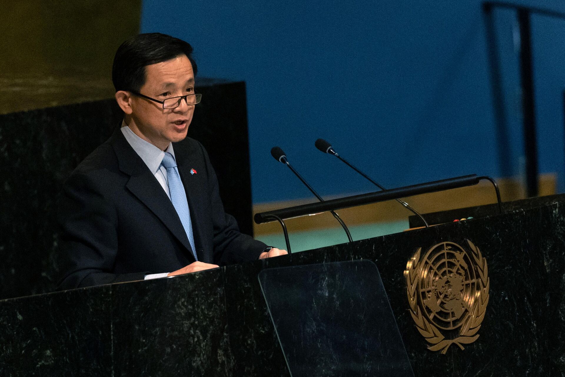 Dai Bing, Ambassador for China, speaks during a United Nations General Assembly meeting. - Sputnik International, 1920, 21.02.2023