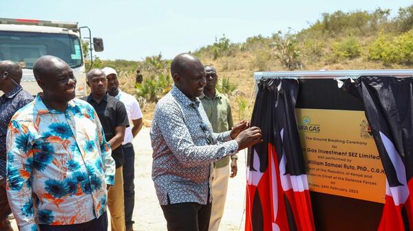 The ground-breaking ceremony of the Taifa Gas Special Economic Zone Limited in Mombasa County. - Sputnik International