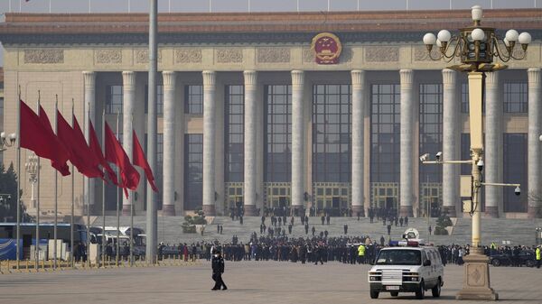 Открытие первой сессии Всекитайского комитета Народного политического консультативного совета Китая в Доме народных представителей в Пекине - Sputnik International