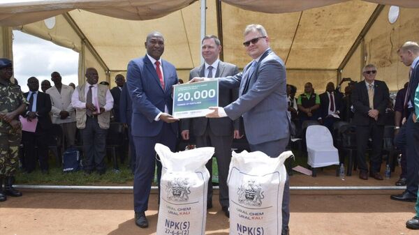 Uralchem-Uralkali Group donated 20,000 tonnes of NPK (nitrogen / phosphorus / potassium) fertiliser to Malawi, 6 March 2023 - Sputnik International