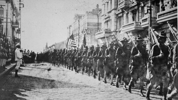 US troops in Vladivostok, August 1918 - Sputnik International