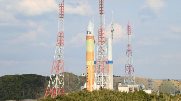 H3 Rocket sits on a launch pad - Sputnik International