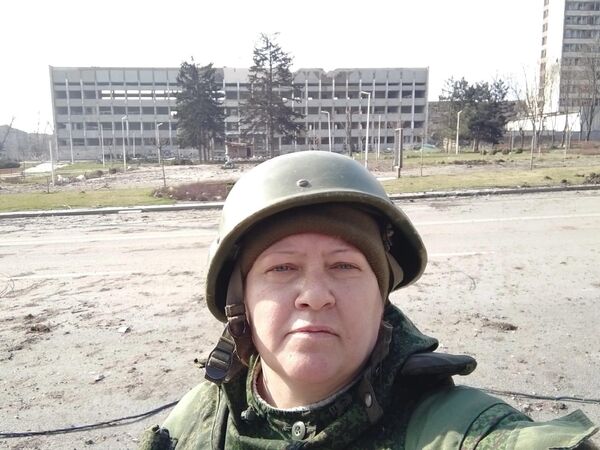 Olga Seletskaya is a combat veteran and activist who helped organize the independence referendum in Mariupol. - Sputnik International