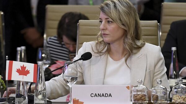 Canada's Foreign Minister Melanie Joly attends the G20 foreign ministers' meeting in New Delhi Thursday, March 2, 2023. - Sputnik International