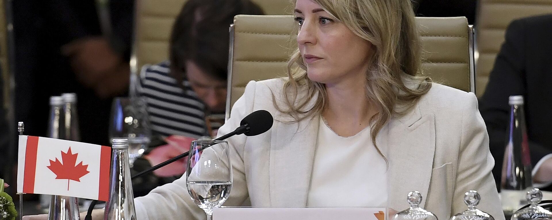 Canada's Foreign Minister Melanie Joly attends the G20 foreign ministers' meeting in New Delhi Thursday, March 2, 2023. - Sputnik International, 1920, 30.10.2023