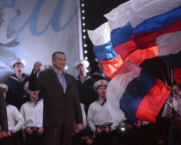 Crimea&#x27;s then-prime minister attended the &quot;Crimea-Spring&quot; concert and addressed the people of the peninsula.   - Sputnik International