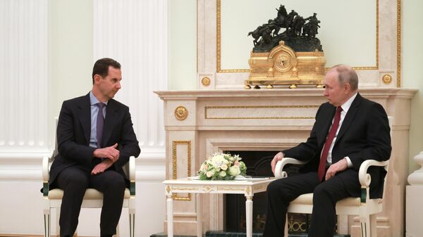 Russian President Putin and Syrian President Assad, March 15 2023, Moscow - Sputnik International