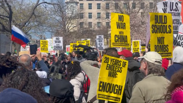 Anti-War March in Washington D.C. March 18, 2023 - Sputnik International