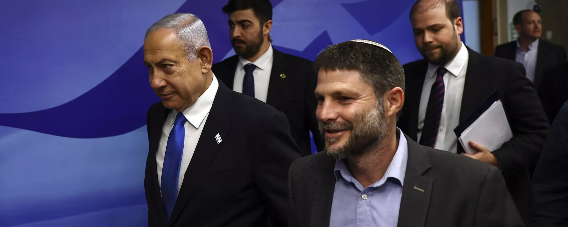 Israeli Prime Minister Benjamin Netanyahu and Finance Minister Bezalel Smotrich - Sputnik International, 1920, 29.08.2024