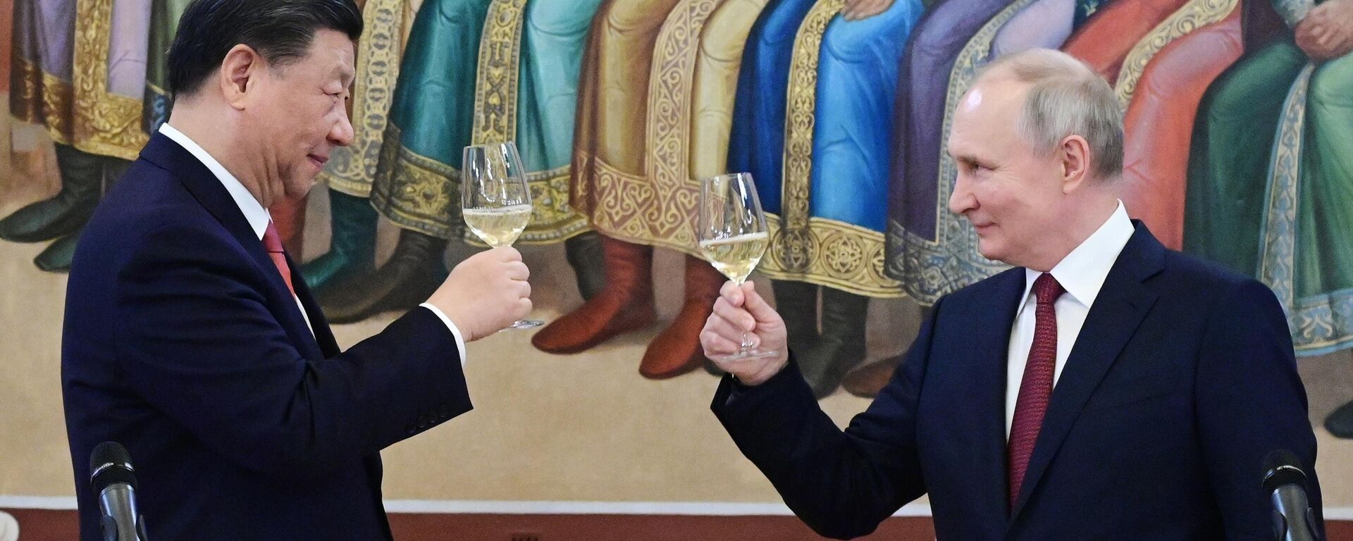 A meeting between Russian President Vladimir Putin and Chinese counterpart Xi Jinping in Moscow. March 21, 2023 - Sputnik International, 1920, 04.05.2023