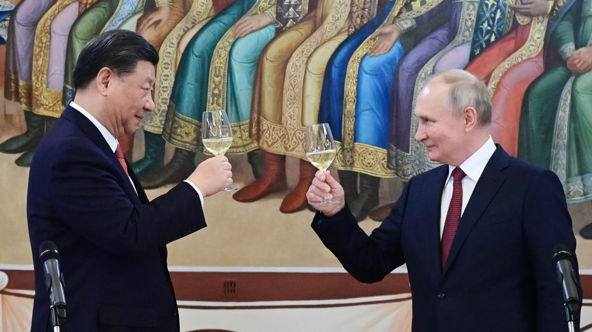 A meeting between Russian President Vladimir Putin and Chinese counterpart Xi Jinping in Moscow. March 21, 2023 - Sputnik International, 1920, 04.05.2023