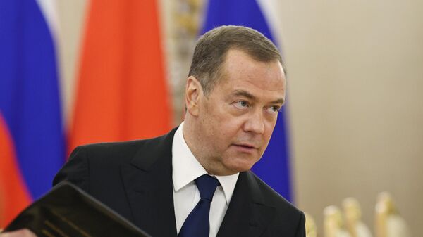 Russian Security Council Deputy Chairman Dmitry Medvedev - Sputnik International