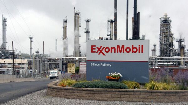 Exxon Mobil Billings Refinery sits in Billings, Mont.  - Sputnik International