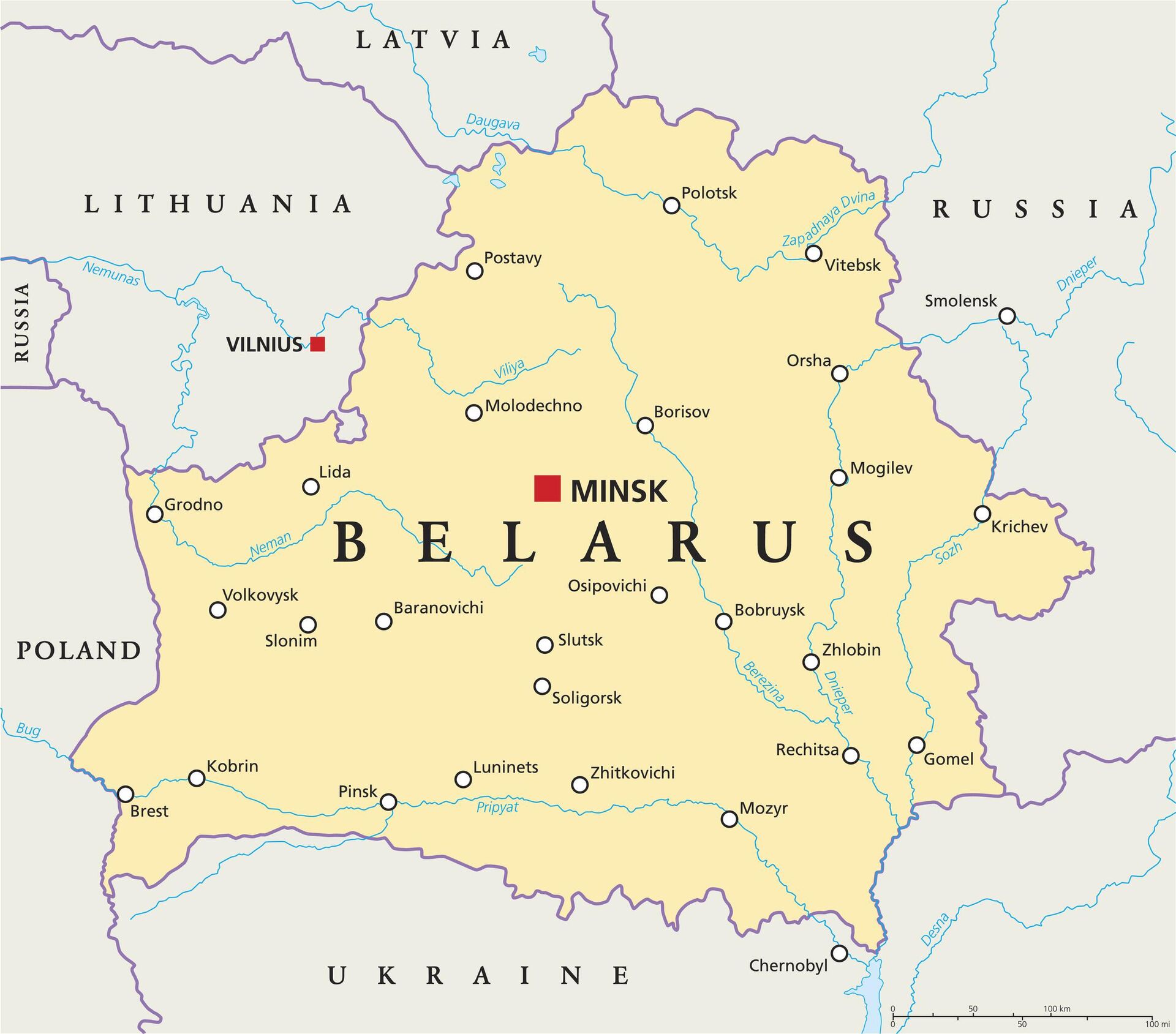 Map of Belarus - Sputnik International, 1920, 28.03.2023
