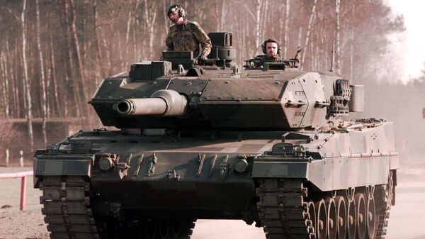 Leopard 2 battle tank. File photo. - Sputnik International