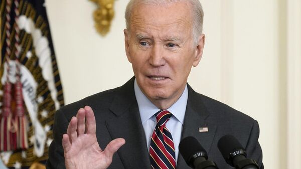 President Joe Biden speaks in the East Room of the White House, March 27, 2023, in Washington. - Sputnik International