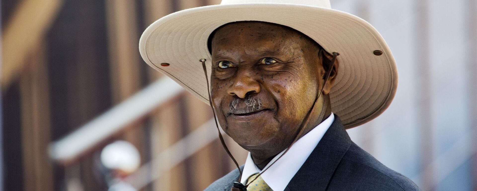 Ugandan President Yoweri Kaguta Museveni arrives for the swearing-in ceremony of Cyril Ramaphosa at Loftus Versfeld stadium in Pretoria, South Africa, Saturday May 25, 2019.  - Sputnik International, 1920, 04.04.2023