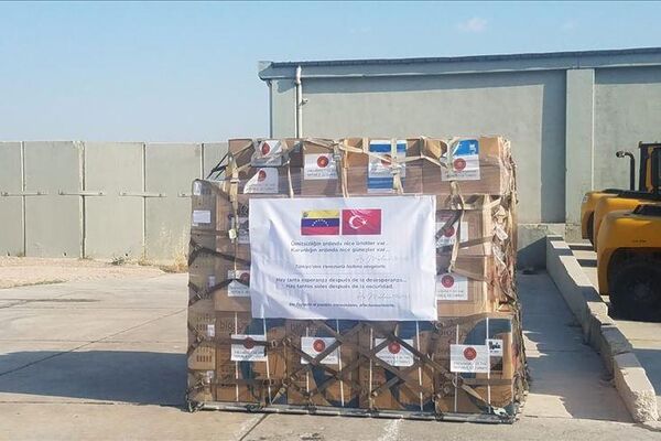 During Venezuela’s recession, Turkiye donated medicine and medical equipment despite the threat of US sanctions, such as this lot which arrived in July 2020. (TIKA - Handout Agencia Anadolu)
 - Sputnik International