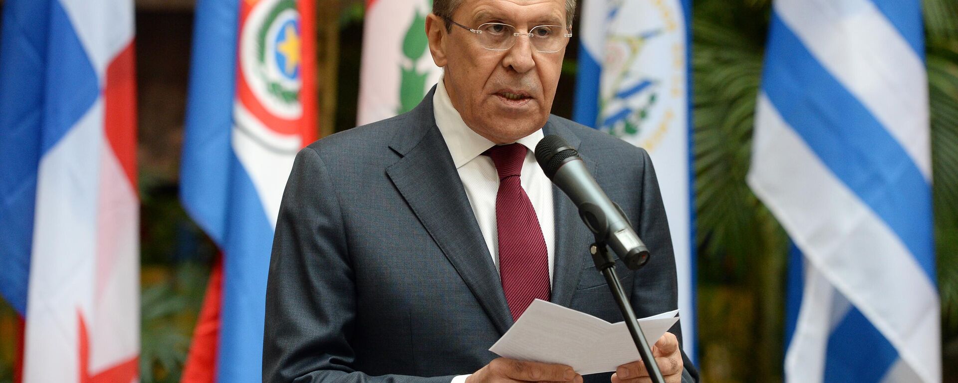 Russian Foreign Minister Sergey Lavrov speaks at an event dedicated to the 70th anniversary of diplomatic relations between Russia and Latin America in Moscow. File photo - Sputnik International, 1920, 17.04.2023