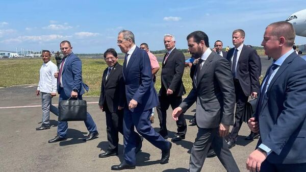 Sergey Lavrov arrives in Nicaragua - Sputnik International