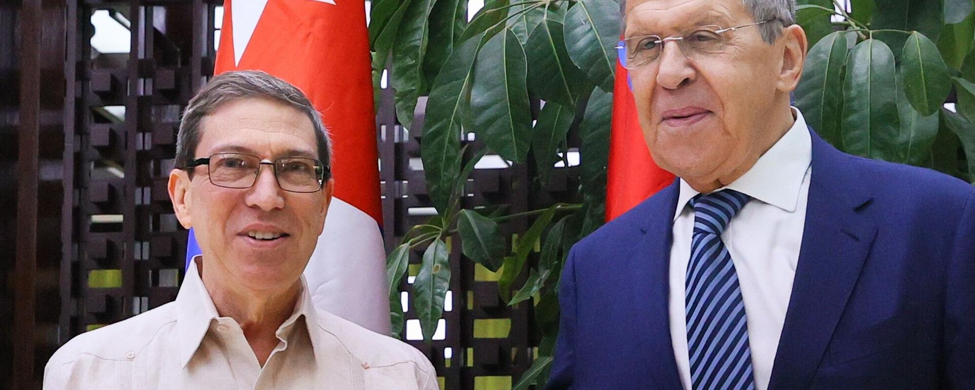 Russian Foreign Minister Sergei Lavrov and his Cuban counterpart, Foreign Minister Bruno Rodriguez. - Sputnik International, 1920, 20.04.2023