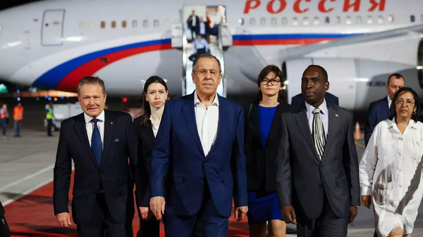Russian Foreign Minister Sergei Lavrov during his trip to Cuba. - Sputnik International