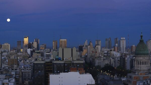 Full moon over Buenos Aires - Sputnik International