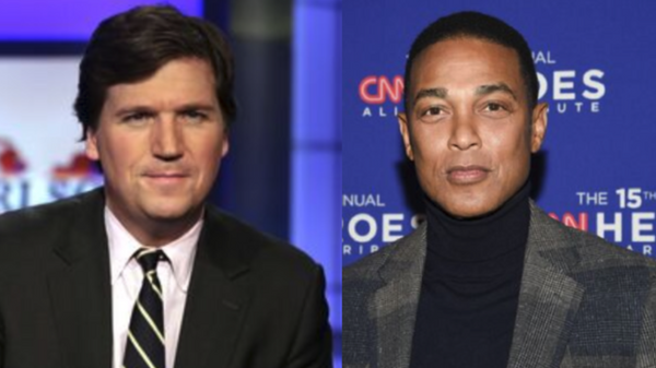 Collage image capturing CNN's Don Lemon and Fox News' Tucker Carlson. News broke on April 24, 2023, within hours of each other that both media figures had been let go by their respective employers. - Sputnik International