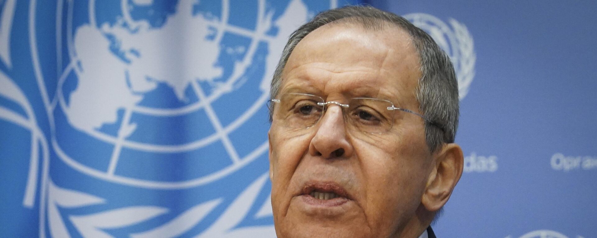 Russia's Foreign Minister Sergey Lavrov speaks during a news conference at the United Nations, Tuesday April 25, 2023. - Sputnik International, 1920, 05.06.2023