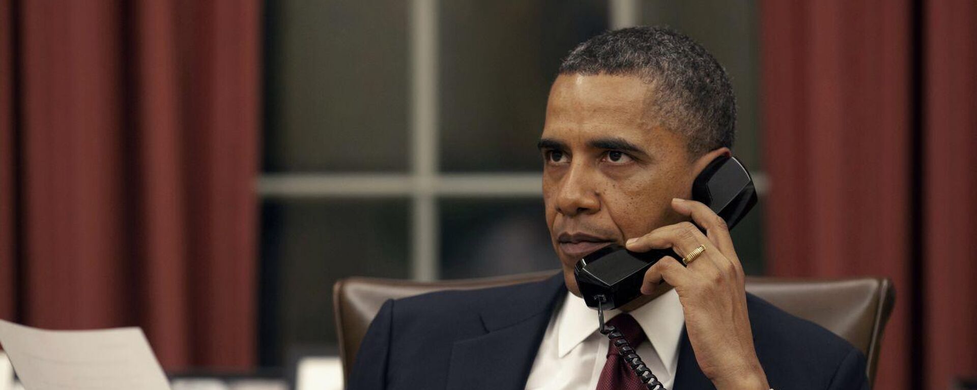 Obama On the Phone in the Aftermath of the Osama Bin Laden Operation - Sputnik International, 1920, 28.07.2024