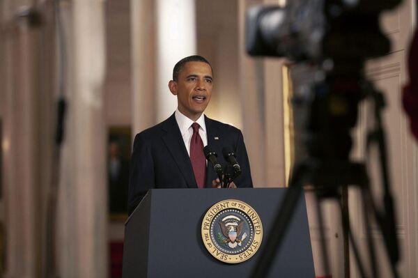 President Obama addresses the nation after approving an operation that ended in Osama bin Laden's death - Sputnik International